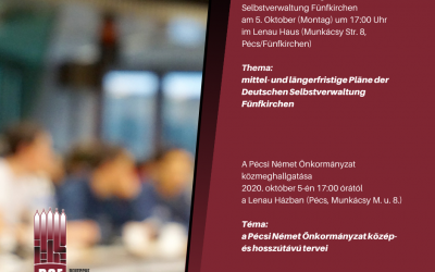 Öffentliche Anhörung: Die mittel- und längerfristigen Pläne der Deutschen Selbstverwaltung Fünfkirchen